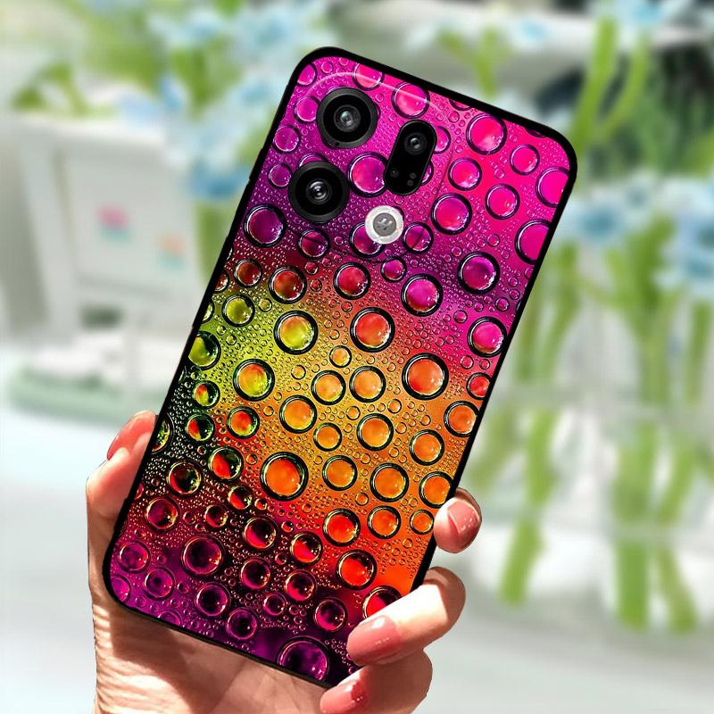 For OPPO Find X9 Pro Case FindX9 2025 New Fashion Soft TPU Silicon Protect Phone Cover For OPPO Find X 9 X9Pro Shockproof Bumper