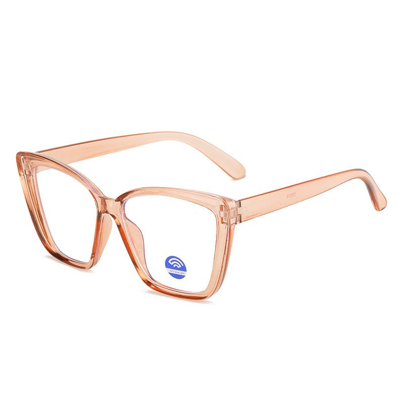 

Transparent Computer Glasses Anti Blue Light Blocking Cat Eye Eyewear for Women Men Optical Spectacle