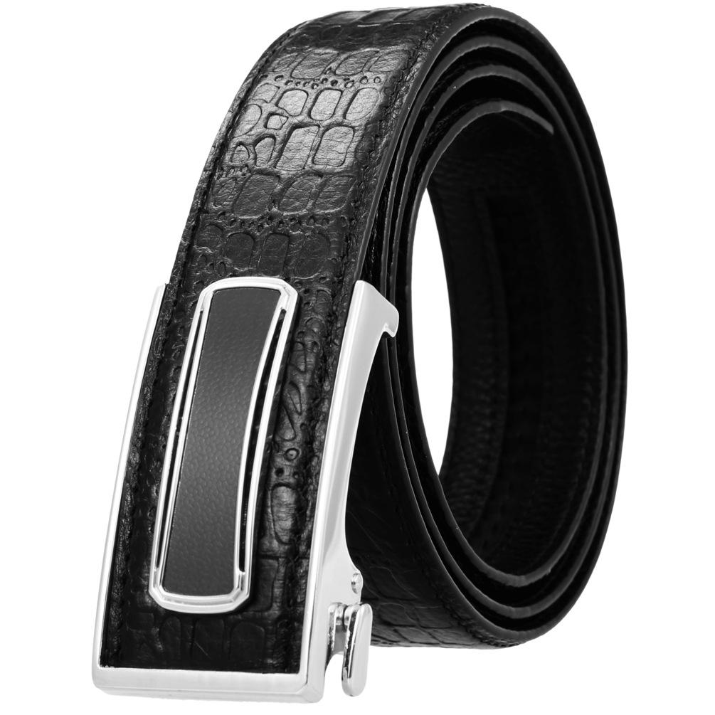 Ceinture tendance en cuir de vachette pleine fleur, boucle intérieure ceinture homme Ly36-23018-5