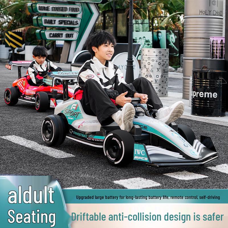 Electric Drift Go-Kart for Kids and Adults with Remote Control