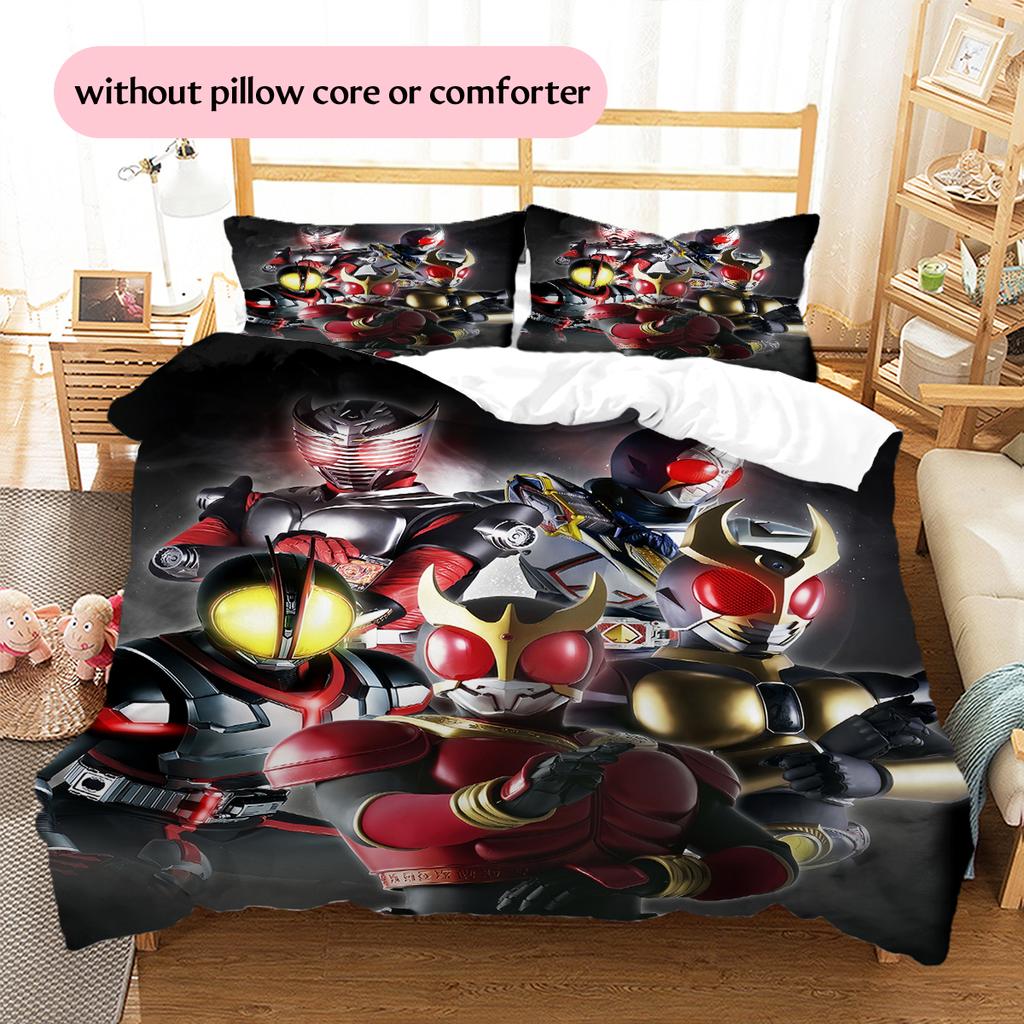 Cartoon Hero Print Bedding Set, Vivid Pattern Bedroom Decoration, All-match Home Decor Gift.chl