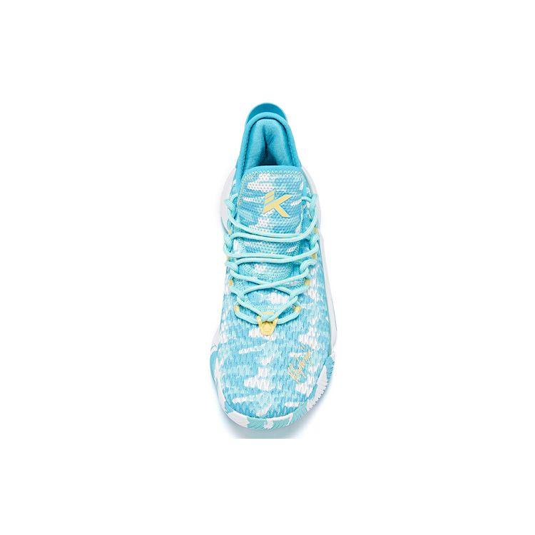 Anta Light Cavalry 5 Shock Absorption Non-Slip Wear-Resistant Low-Top Basketball Shoes Men Basketball Shoes Blue 112021608-9