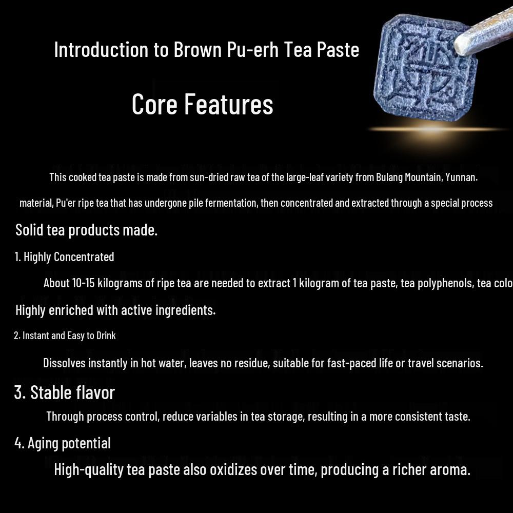 Yunnan Ripe Pu er Instant Tea Granules – Concentrated Pu er Tea Paste Gift