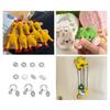 Double Sound Mechanism Air Cushion Inserts for Plush Doll Making Multiple Size and Color Plastic Craft