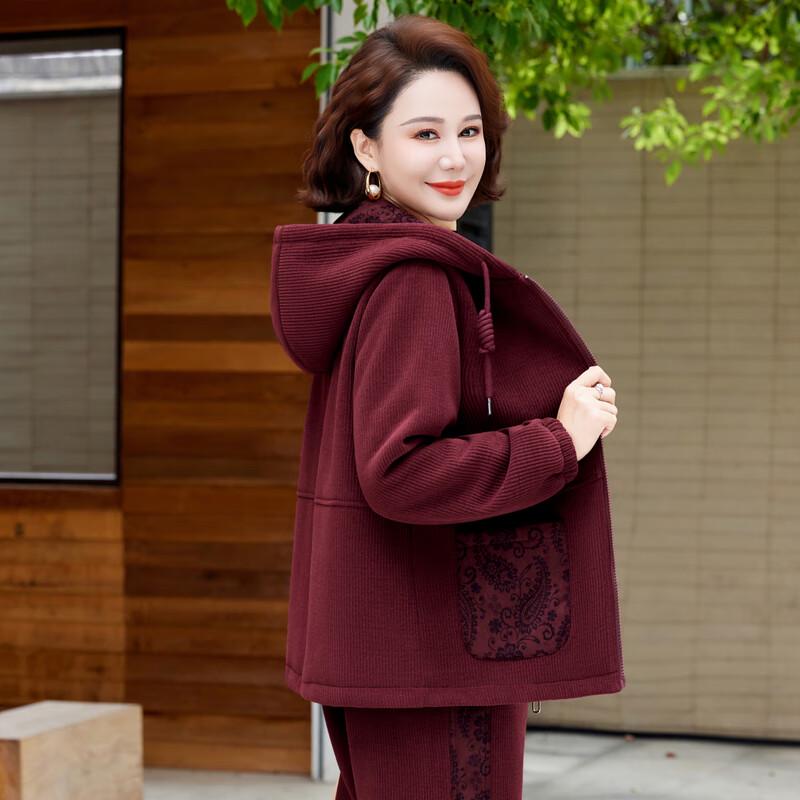 Women's Plus Size Spring/Autumn Sportswear Two-Piece Set