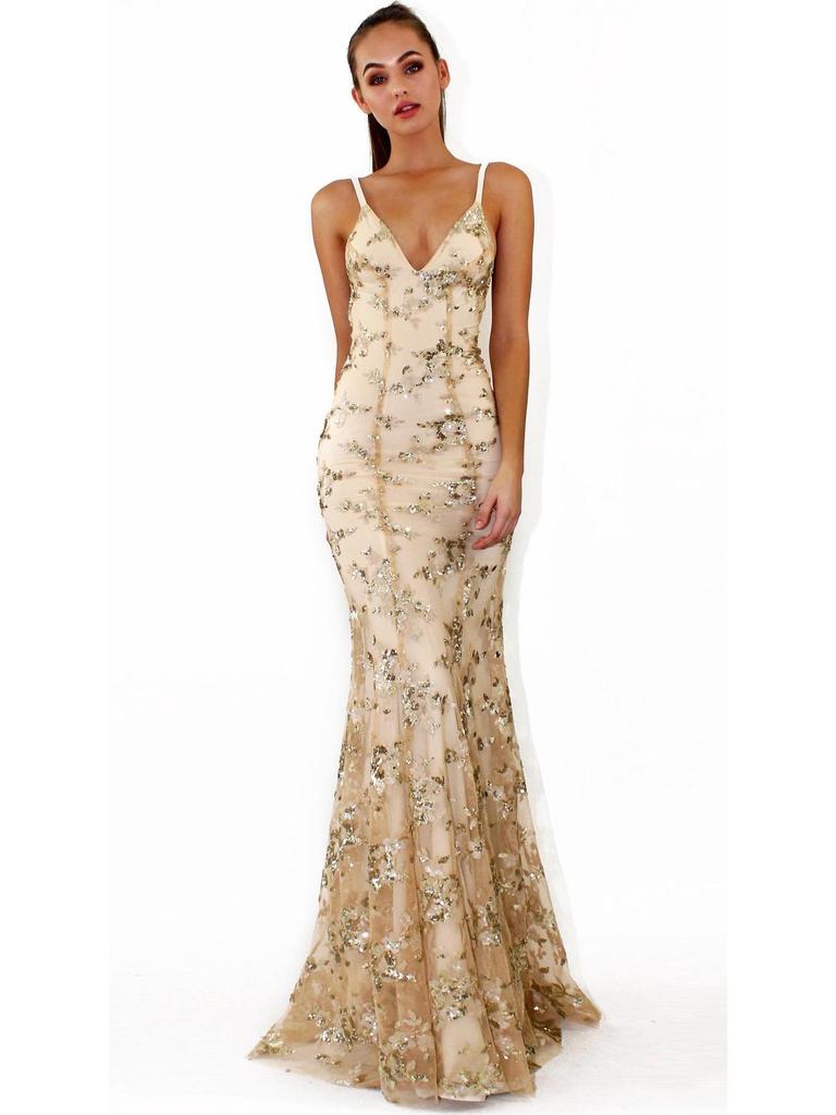 Robe de soirée à bretelles spaghetti, col en V, dos nu, paillettes et lacets, pour femmes européennes et américaines, 2025