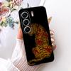 Hülle für Tecno Camon 40 Pro CM7 CM6 Handyhüllen für Camon 40 4G CM5 Niedliche Cartoon-Tiere Cooler Drache Löwe Weiches TPU Schwarze Abdeckung