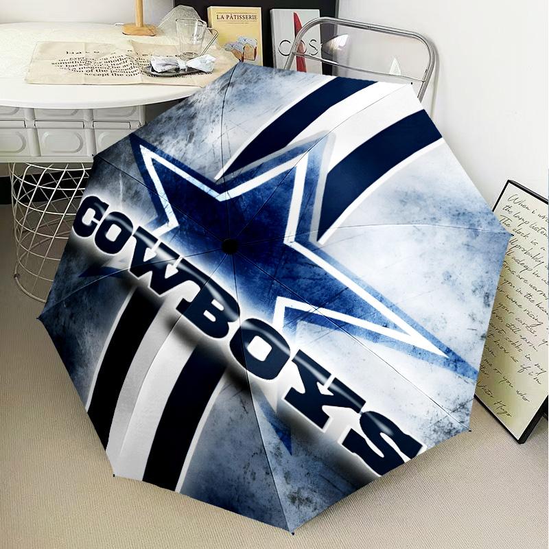 Dallas Cowboys Umbrella Folding umbrella, automatic umbrella 8-Frame for Travel, camping Use Gift for Halloween Christmas