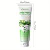 Aloe Vera Facial Cleanser Moisturizing Hydrating Quick Foaming Deep Cleansing Gentle Non Irritating