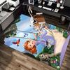 Princess Sofia'S Adventure Carpet For Playroom Bedroom Living Room Sofa Home Decorkids Game Area Rug Nonslip Floor Mat
