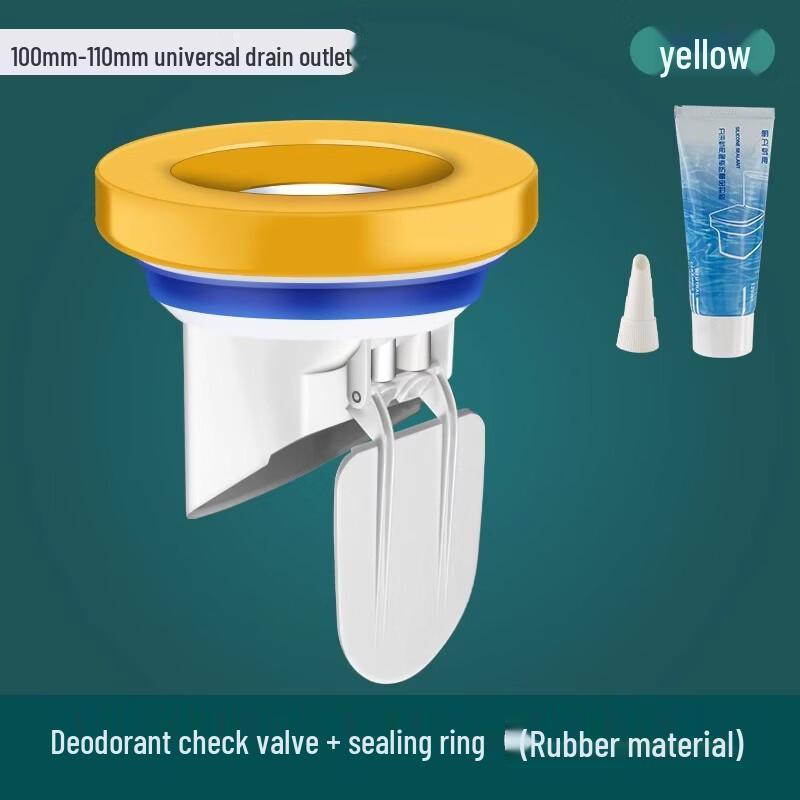 

Toilet Flange Seal Kit with Check Valve and Sealant