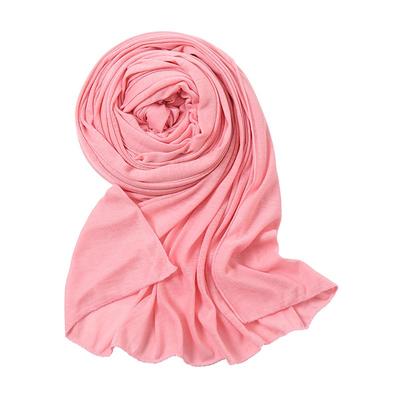 Monochrome Women's Sweat Cloth Bag Head Long Scarf, Autumn and Winter High-quality Windproof and Sandproof Scarf Headscarf
