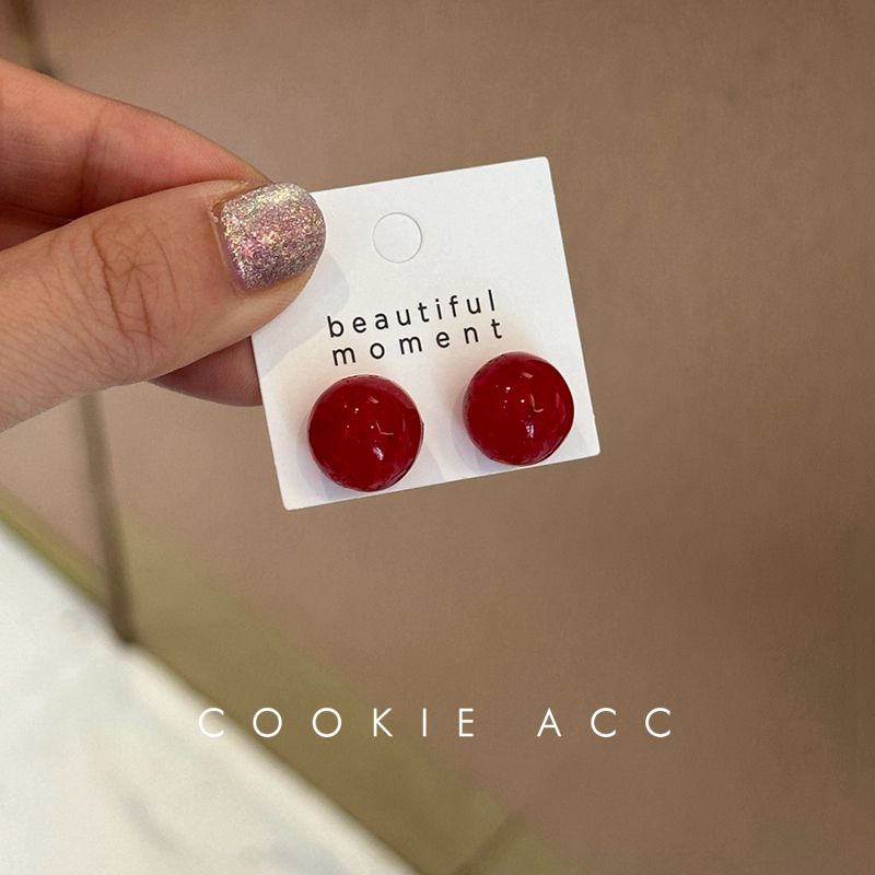 

Niche Style Cookie Unique Stylish Retro Ornament Round bead