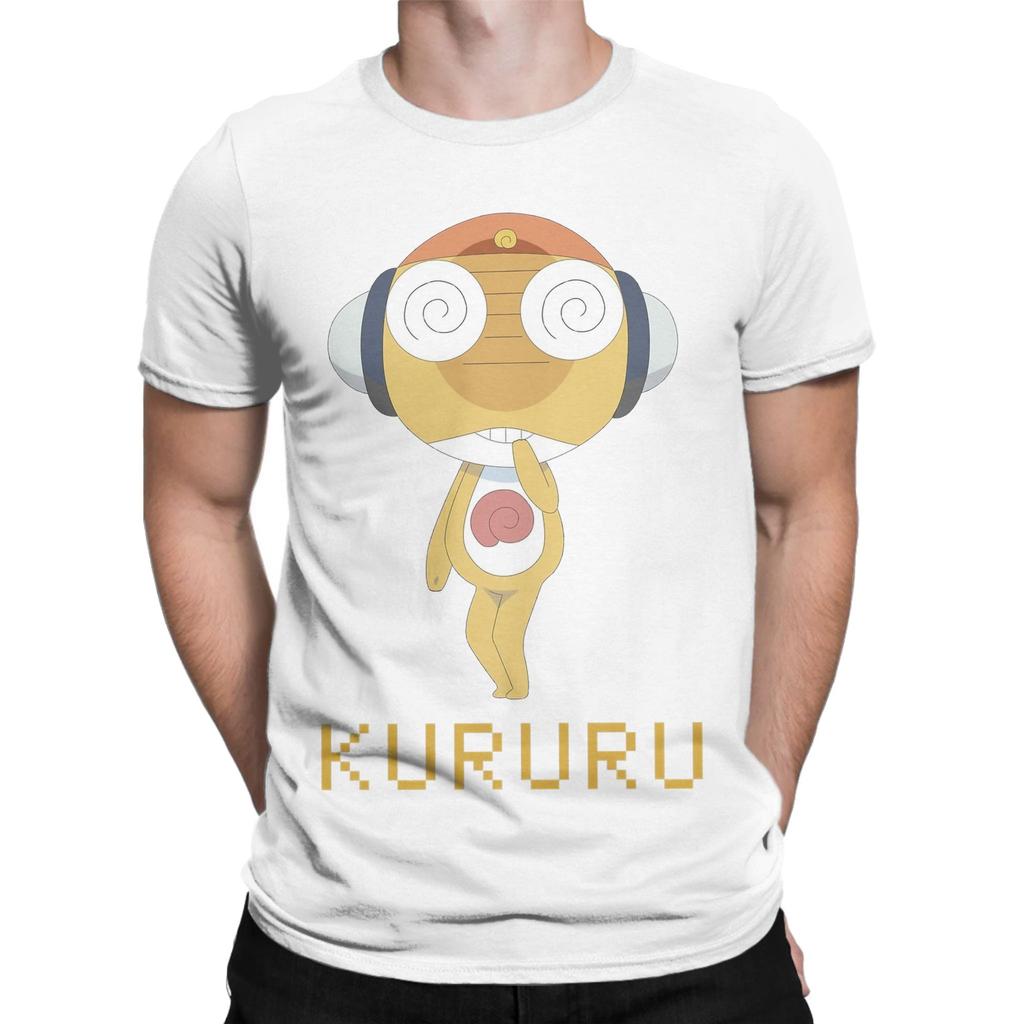 Men Womens TShirt Sgt Frog Keroro Major Kururu Reporting Awesome Cotton Tees Short Sleeve  T Shirts Crewneck Tops Plus Size
