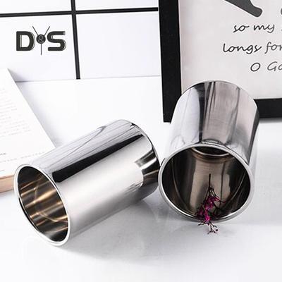 Heat Resistant 280ml/430ml Beer Cup Reusable Double Layered Easy Clean Gargle Cup Water Tumbler Household Supplies