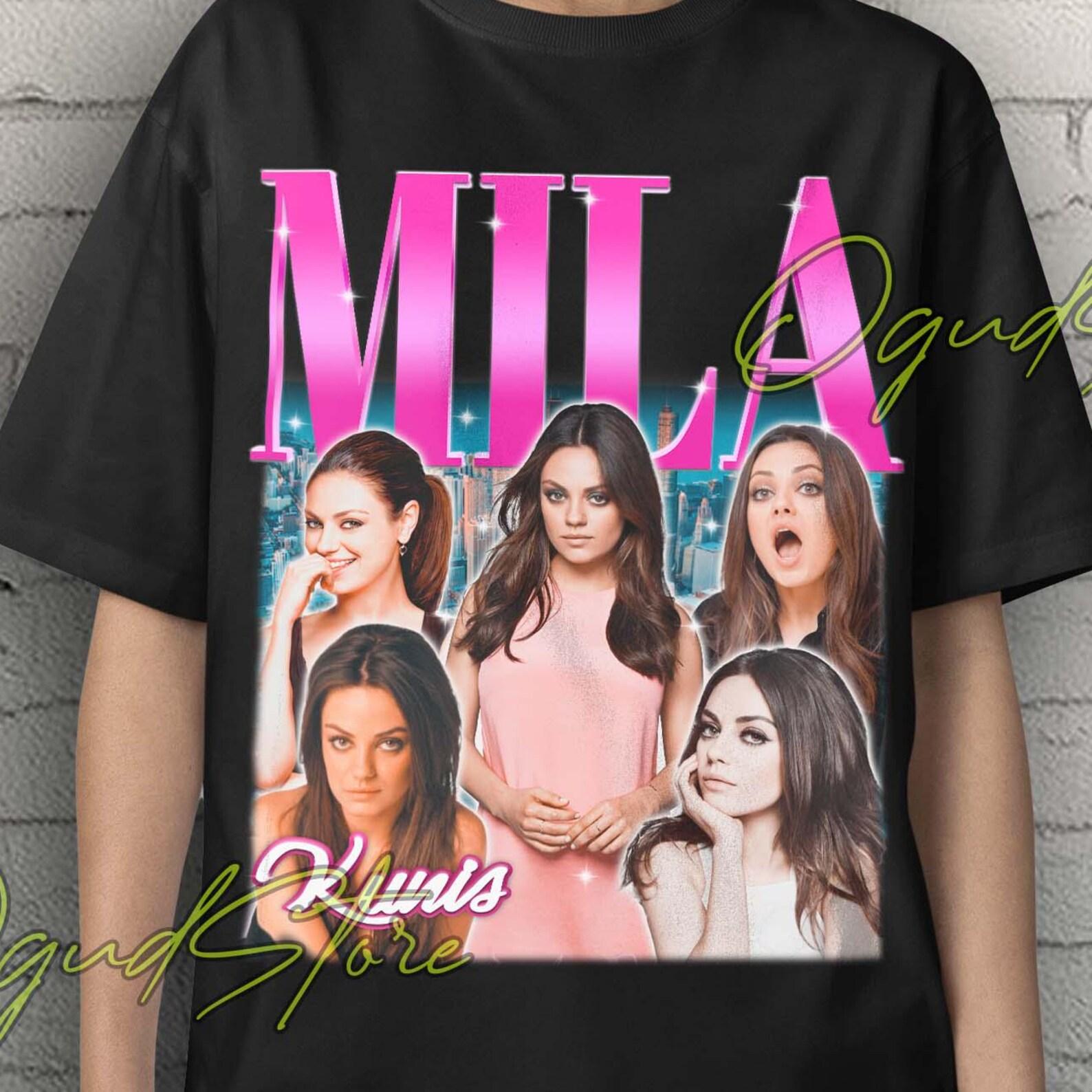 Mila Kunis Shirt, Mila Kunis Tshirt, Mila Kunis Clothing, Mila Kunis Retro Poster, Actress Mila Kunis Sweater Merch, Mila Kunis Poster Tees 2XL