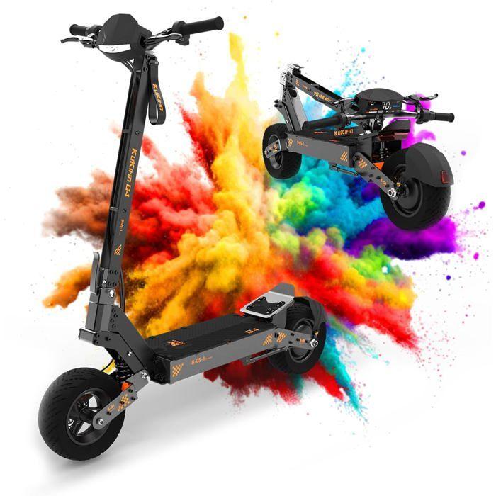 KuKirin G4 - Trottinette Électrique Pliable - Moteur 2000W - Batterie 20Ah 60V - Autonomie 75km - 11'' Pneu - Max 70KM/H - Nior