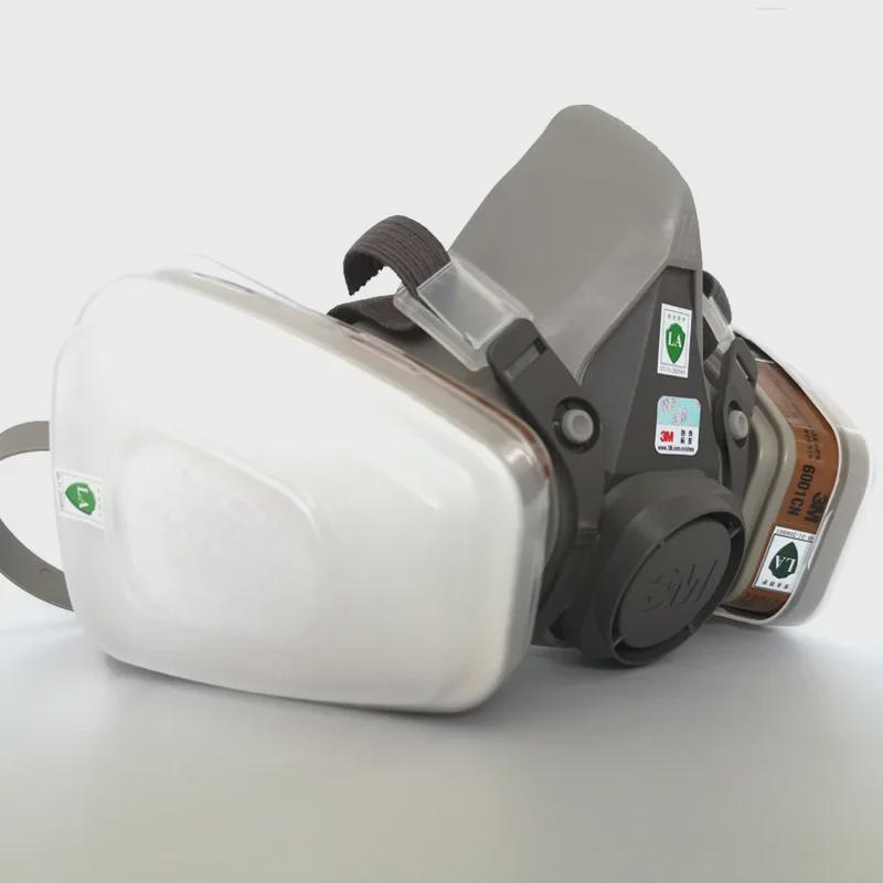 Respirateur 3M 6200 P100 pour produits chimiques, poussières et peintures en aérosol