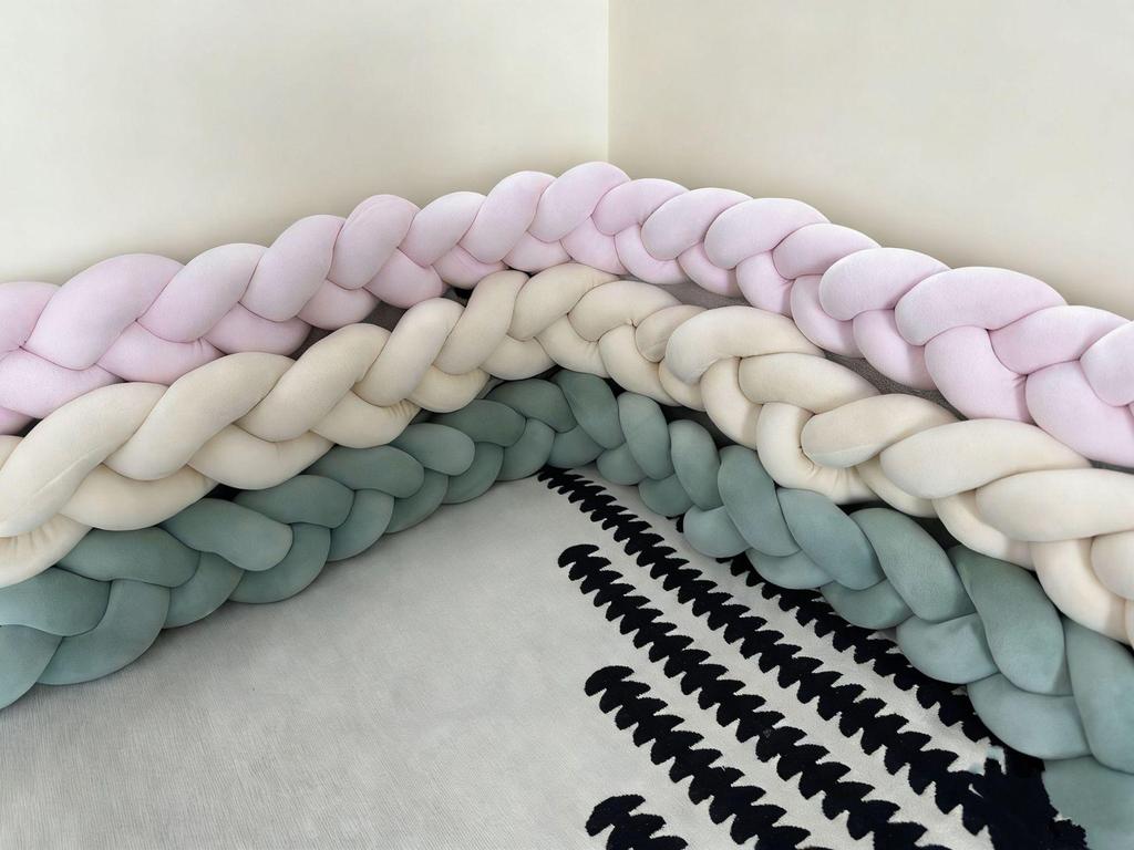 Anti-Collision Soft Padding Bed Rail for Children's Beds