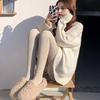 Yousheng Damen Strumpfhose Hohe Elastizität Enge Passform Körperkontur Formende Unterhose Herbst Winter Samtgefütterte Leggings