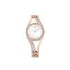 [Swarovski] Hyperbola Rose Gold Tone Bangle Watch 5715465