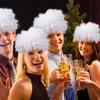 Funny Santa Claus Beard Wig Santa Fancy Dress Old Man Wig Beard Wizard Wig and Beard  Stage Show