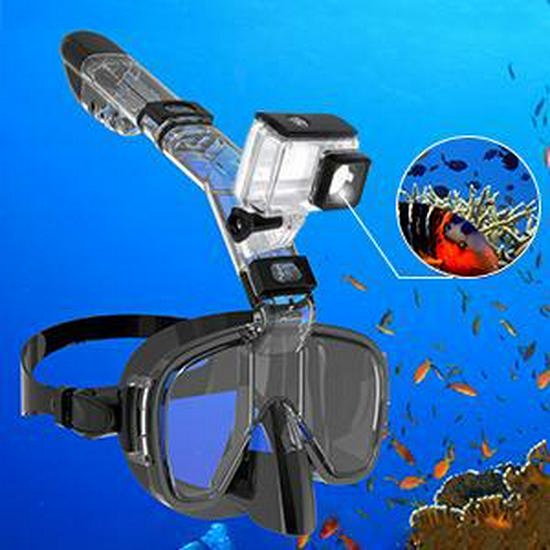 Waterproof Anti-Fog Detachable Diving Mask with Nose Breathing