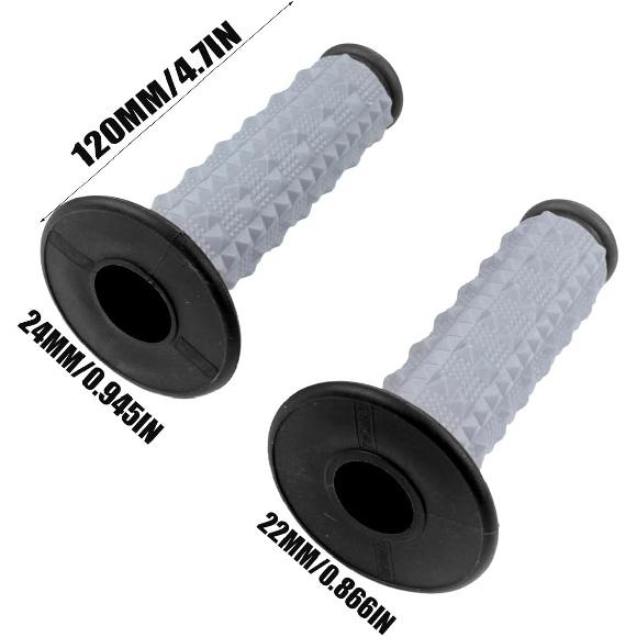Motorcycle Handle Bar Handlebar Grip Dirt Pit Bike 7/8" Universal Rubber Gel Dual Density MX Grips For CRF EXC YZF Pro Motorcross 22Mm/24Mm Left/Righ