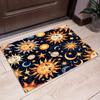 Sun & Moon Design Rug – Non-Slip Floor Mat for Living Room & Bedroom | Hand Washable Decorative Area Rug for Home Spaces