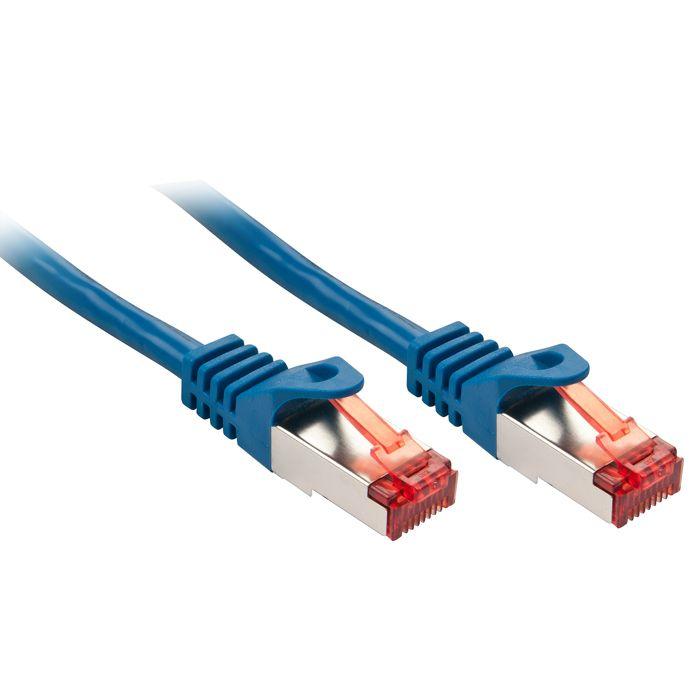 Basic CAT 6 Network Cable - LINDY - 0.5m - Blue - SFTP - PiMF - Gigabit Compatible