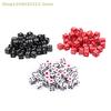 50pcs Dices Gaming Dice Standard Six Sided Dice Birthday Parties Board Game 8mm Square-edged Dice