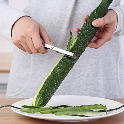 Stainless Steel Serrated Flat Potato Peeler, Vegetable Peeler