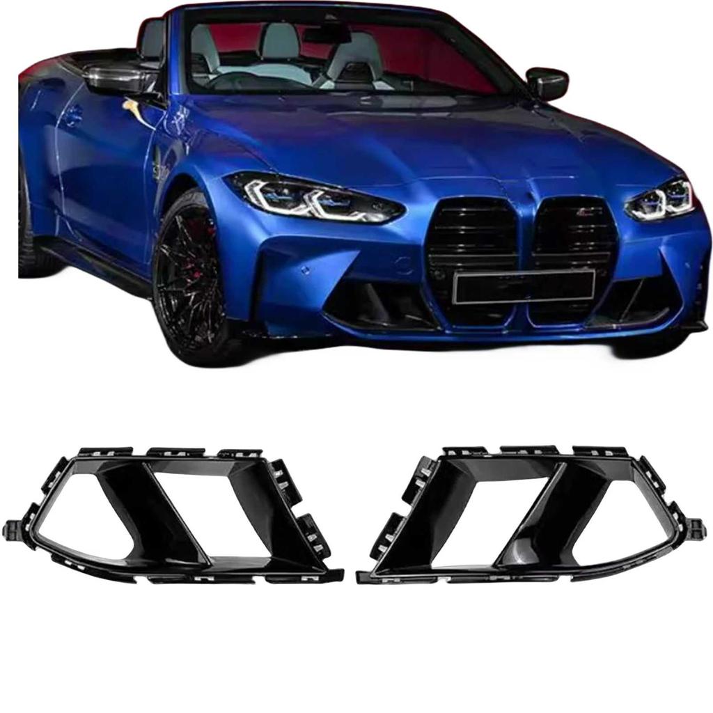 Capac ornamental pentru priza de aer laterală a barei de protecție față Pentru BMW G80 M3 G82 G83 M4 2021-2024 Mașină Acoperire de ceață Decorativ