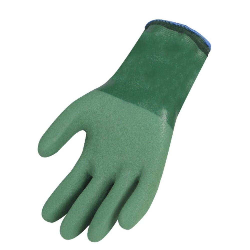 Full Palm Nitrile Gloves Thickened Chemical Proof Gloves Reusable Oil Resistant Gloves  Industrial
