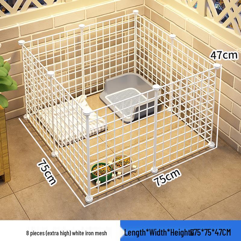 Pet Fence: Indoor Cage and Isolation Gate for Small To Medium Dogs and Cats