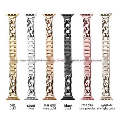 Pulseira de Malha de Metal Universal para Smartwatches Apple e Samsung