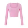 Spring And Autumn New Women'S Versatile Long Sleeve Daily Business Commuter Elegant Comfort Sexy Bottom Shirt Top