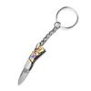 68mm Acrylic Mini Folding Knife Pendant Rosewood Keychains Sharp Small Blade Portable Hanging Outdoor Camping Unboxing Knife