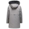 Down Jacket Men's Thickened Mid-length White Duck Down Fox Fur Collar Down Jacket Cold-proof Trendy Jacket for Men