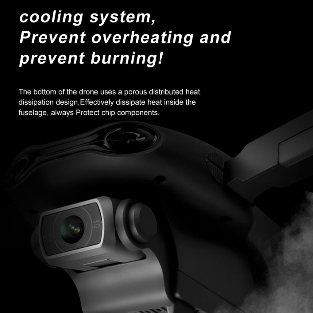 Plastic Camera Drone Foldable USB Charging WiFi 6K Brushless Motor Remote Control Aircraft Photographing Quadcopter