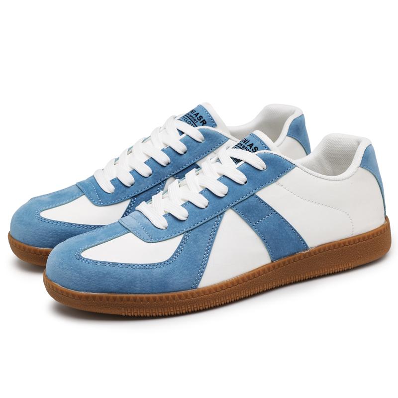 Men's Retro Fashion All-match Small White Shoes Sneakers German Training Shoes Forrest Gump Shoes Casual Men's Shoes