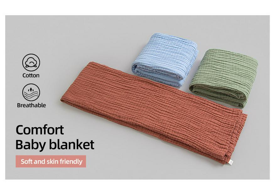 Six-Layer Pure Cotton Gauze Summer Blanket & Towel Quilt