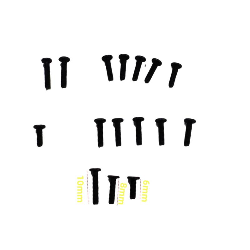 16Pcs For Asus Tuf Dash F15 Fx516 Fx516Pc Fx516Pe Fx516Pr Fx516Pm Laptop Lower Bottom Base Cover Case Screws