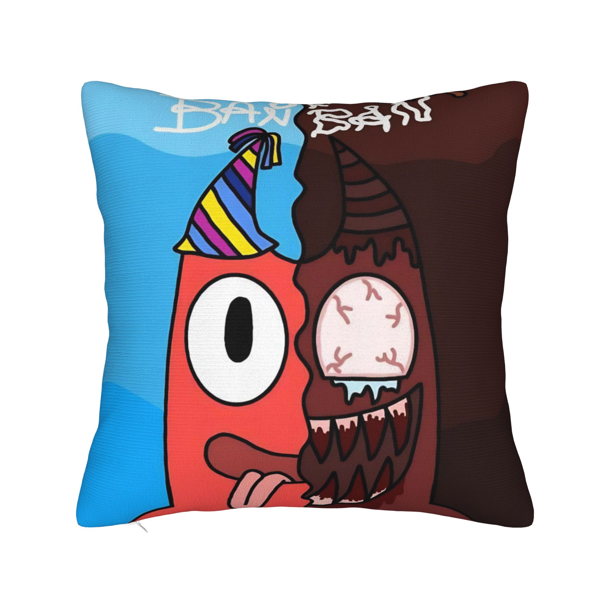 

Decorative Pillowcase Garten of Banban Funny Games Stuff Living Room Pillow Case Cover Square Multi Size 12x12Inch