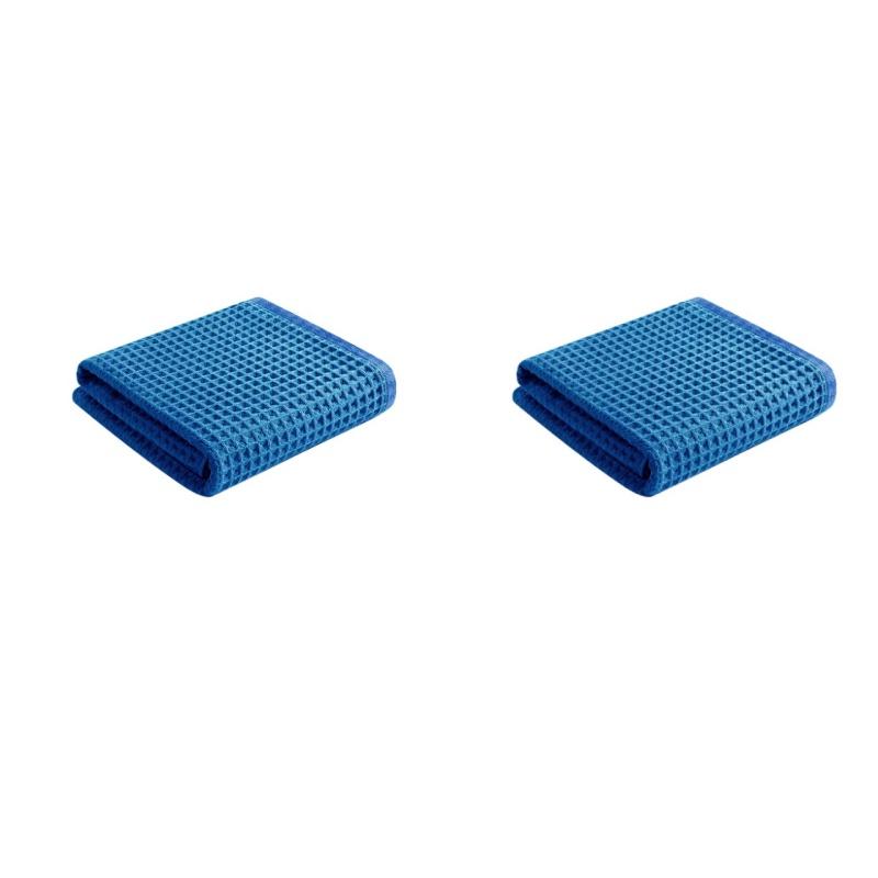 Car Wash Towel Glass Cleaning Water Drying Microfiber Window Clean Wipe Auto Detailing Waffle Weave for Kitchen Bath Home Office