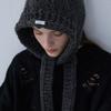Marchen Chunky hand-made balaclava_4color