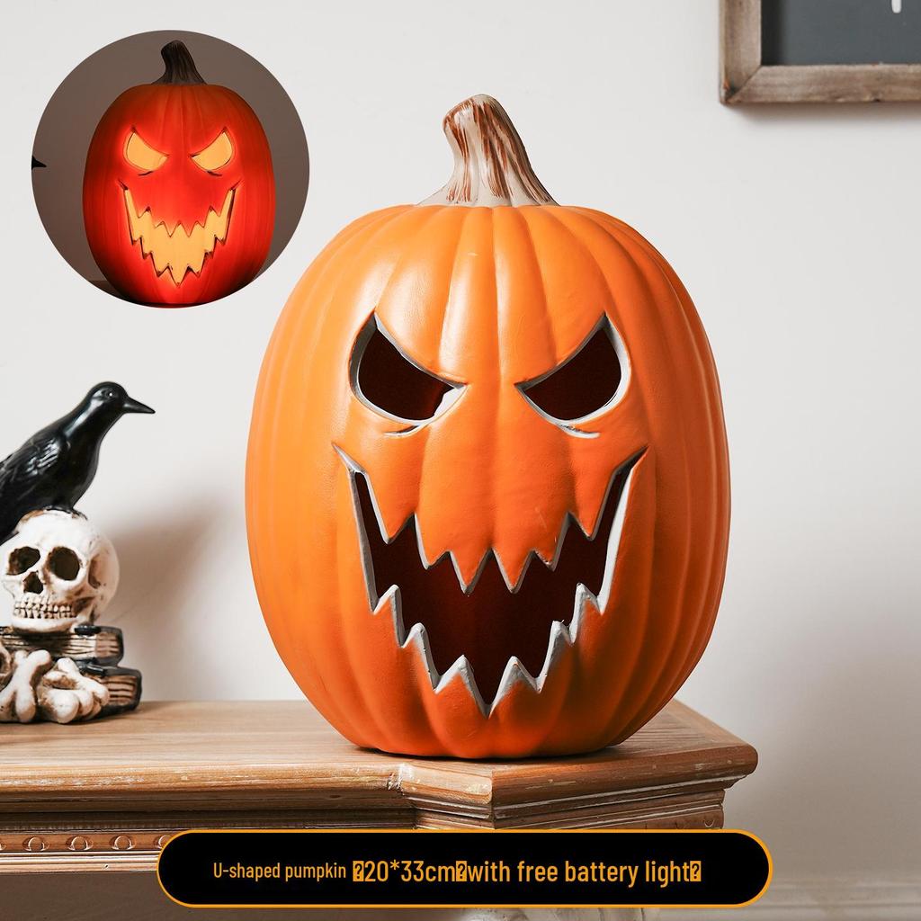 Halloween Large Pumpkin Lantern: Festive Decor for Doorways, Bars, and Shops