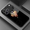 Glitter World Map Heart mobile phones Glass phone case for iphone 17 pro max cover for iPhone 17 16 15 14 13 12 11pm Pro Plus
