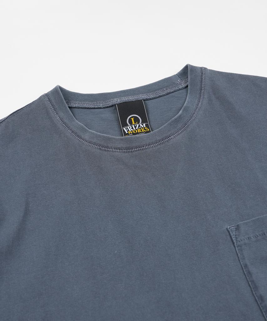 FRIZMWORKS Pigment Pocket Long Sleeve Tee _ Blue