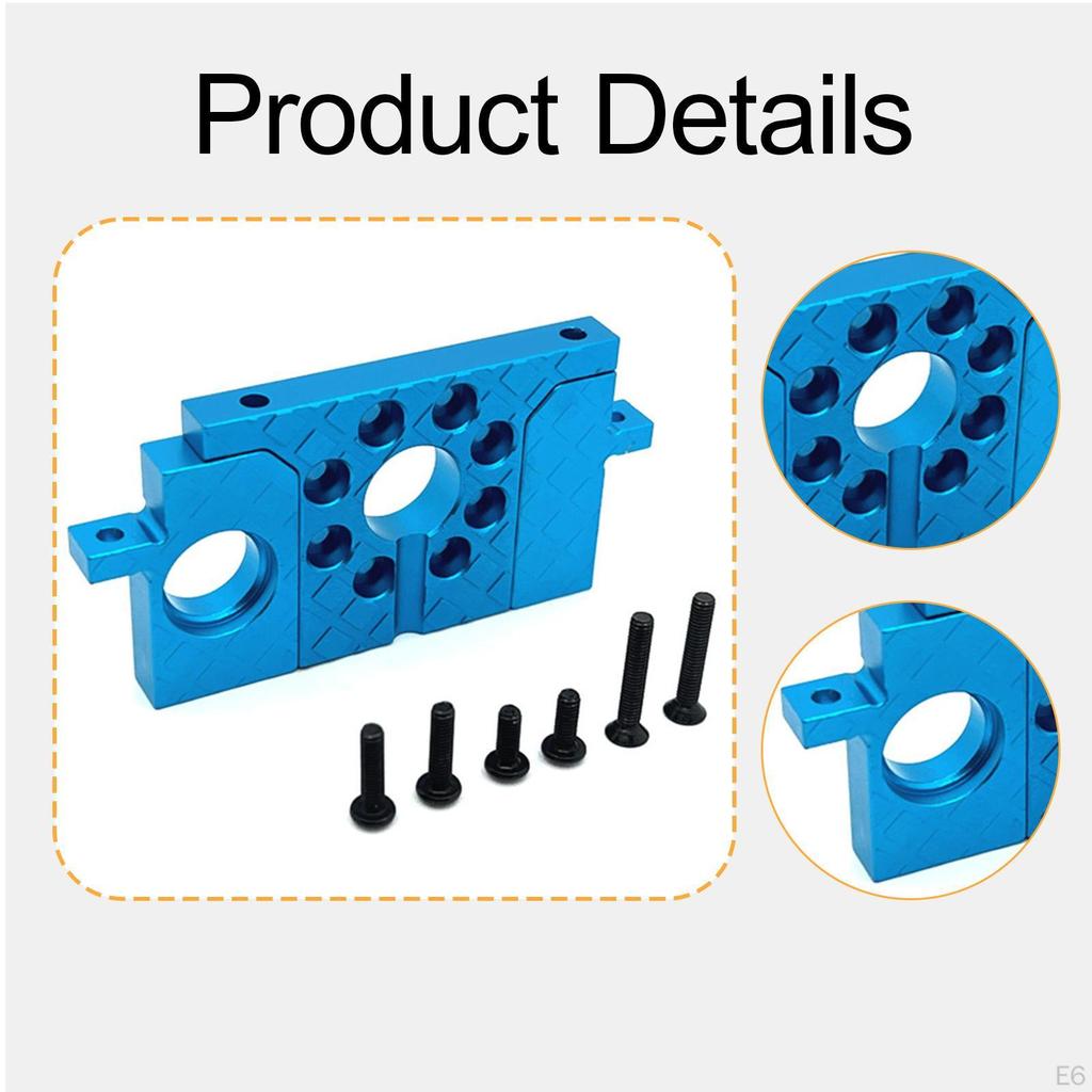 RC Car Metal Motor Mount for 1:7 Scale Maintenance Sturdy Easy to Install Remote Control
